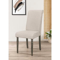 Lark Manor Alajuwon Parsons Chair in Warm Grey
