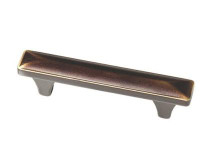 D. Lawless Hardware (12-Pack) 3" Beverly Pull Bronze w/ Gold Highlights