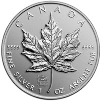 2014 $5 SILVER MAPLE LEAF WITH ANA PRIVY MARK