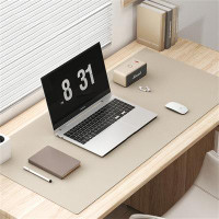Latitude Run® Office Computer Desk Mat – Elegant Leather Study Pad