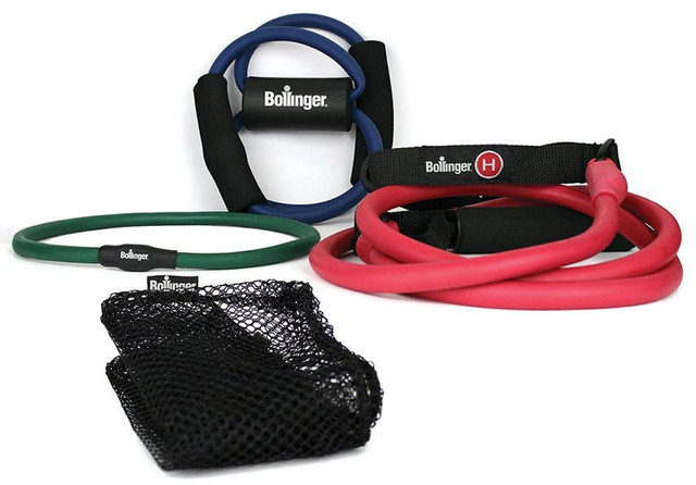 BOLLINGER FLEX BAND EXERCISE KIT -- Essential bands for a Total Body Workout -- Amazing Price! in Exercise Equipment - Image 3