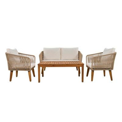 wendeway 4-Piece Patio Conversation Set in Patio & Garden Furniture