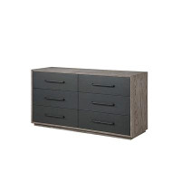 Latitude Run® Estevon Dresser In Grey Oak Finish 32" H x 60" W x 20" D