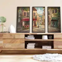 Picture Perfect International "Gentle Herd" 3 Piece Print On Floating Canvas