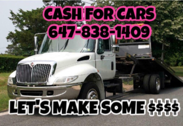 $100-$10,000 SPEEDY CASH FOR SCRAP CARS |JUNK CARS | BROKEN CARS REMOVAL | AUTO WRECKERS | MDX-MERCEDES-DODGE-TOYOTA in Other in City of Toronto