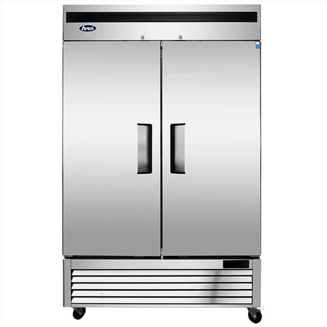 Atosa Double Solid Door 54 Wide Stainless Steel Freezer in Other Business & Industrial