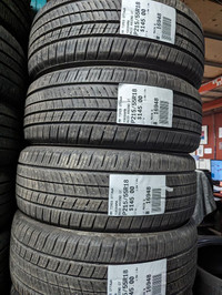 P215/55R18  215/55/18  YOKOHAMA AVID ASCEND GT ( all season summer tires ) TAG # 16948