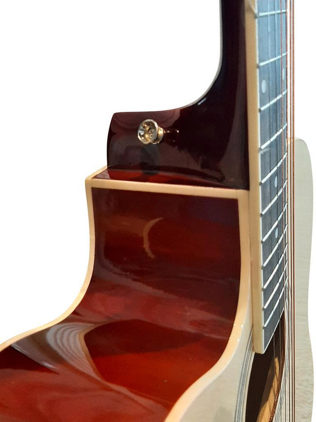 Spear & Shield SPS338LF: Left-Handed 41-Inch Acoustic Guitar for Beginners, Students, and Intermediate Players - Full-S in Guitars - Image 4