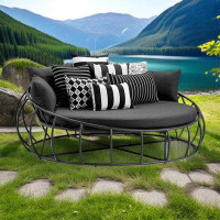 Mity Reen Outdoor aluminum alloy bed sofa round bed