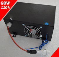 .110V 60W CO2 Laser Power Supply For Water Cooled Tube Laser Engraver Cutter Engraving Machine # 130055