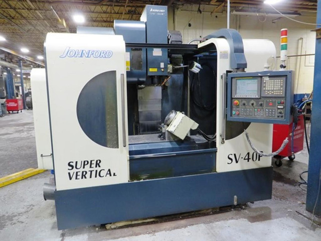 Johnford Sv-40p Vertical Machining Center With 4th Axis in Other Business & Industrial - Image 3