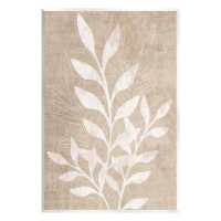 Stupell Industries Neutral Plant Leaf Collage Wall Plaque Art By Natalie Carpentieri