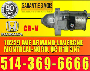 Dmarreur Starter 2.4 Honda CRV  2007 2008 2009 2010 2011 2012 2013 2014 automatique AWD FWD Greater Montréal Preview
