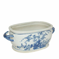 Legend of Asia Four Season Foot Bath Porcelain Pot Planter