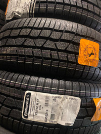 FOUR NEW 225 / 50 R17 CONTINENTAL WINTER TS830 CONTACT -- SALE !!