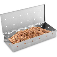 KALUNS Kaluns Smoker Box, Gas Grill Smoker Box Or Charcoal Grill Box, Works With Wood Chips, Add Delicious Smoked Flavou