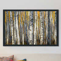 Made in Canada - Picture Perfect International "Birch Trees" Framed Photographic Print