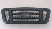 2005-2008 Ford F150 Grille Dark Gray With Front Ame/H-Bar Type With Black Ptd Honeycomb Xl Model - Fo1200465