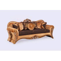 European Furniture New Emperador II 98" Round Arm Sofa