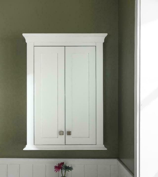 24x32 Overjohn in 4 Finishes ( White, Vogue Green, Pewter Green & Blue )( 2 Doors and 1 Shelf )               over john in Cabinets & Countertops - Image 3