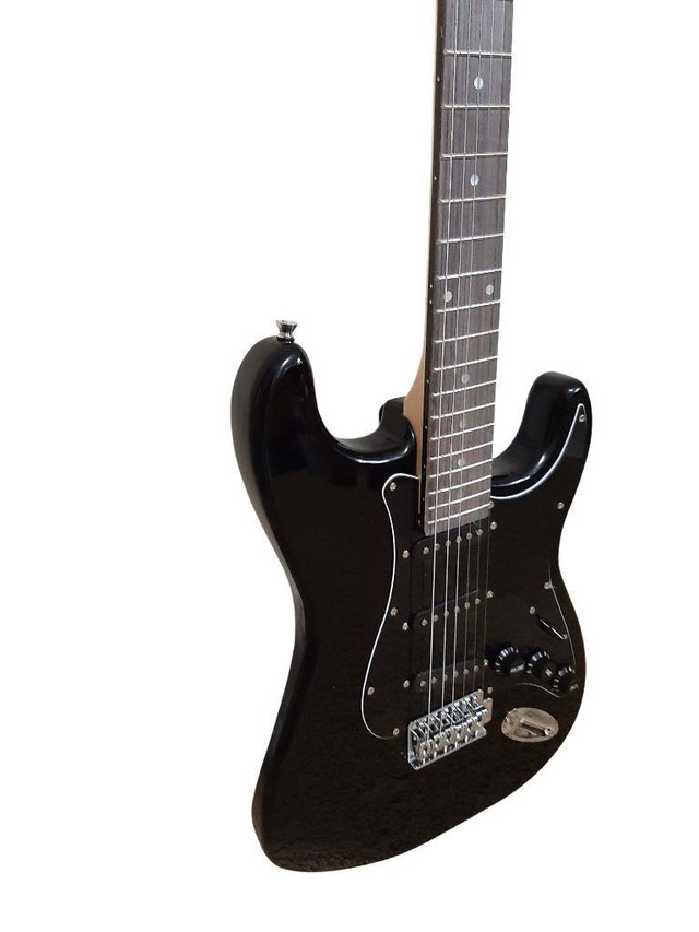 Electric Guitar Standard size for beginners, Students Black SPS522 in Guitars - Image 4