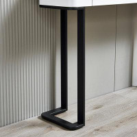 Ceballos 47.2"Modern Console Table With Storing Space,Exquisite Shape Design, Metal Frame With Adjustable Foot Pads For