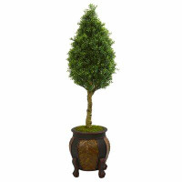 Bungalow Rose 1 39" Moss Tree in Planter