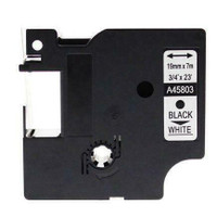 Weekly Promo! Dymo 45803 19mm Black On White D1 Label Tape, Compatible