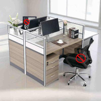 WIKI BOARD 2 - Person Partition Desk  With Cabinet.
