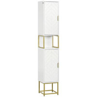 Mercer41 Koltin Freestanding Linen Cabinet
