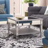 House of Hampton Dinkins 4 Legs Coffee Table with Storage