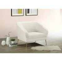 Everly Quinn Faizan 108.59Cm Wide Velvet Armchair