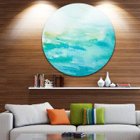 Design Art 'Abstract Sea Close-up' Painting Print on Metal