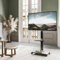 Fitueyes Floor Stand for 32-70 inch TV, Height Adjustment