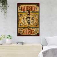 Trinx Hairdresser Portraits - Barber Shop Classics - 1 Piece Rectangle Graphic Art Print On Wrapped Canvas