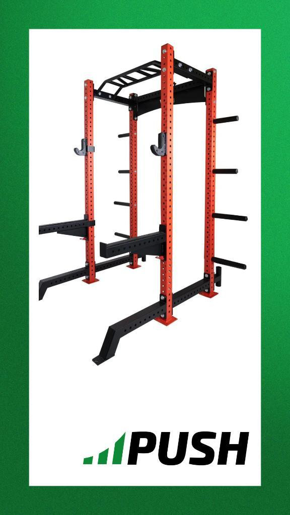Commercial Grade Half Rack with Plate Storage Pegs, Spotter Arms, and More! in Exercise Equipment in Ottawa