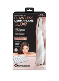Finishing Touch Flawless Dermaplane Glow Facial Exfoliator & Hair Remover