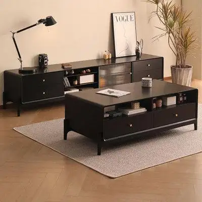 Introducing our exquisite CoffeeTable a masterpiece of modern minimalism crafted from solid rubberwo...