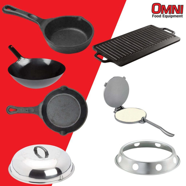 BRAND NEW Commercial Woks and Cast Iron Utensils - ON SALE (Open Ad For More Details) in Other Business & Industrial