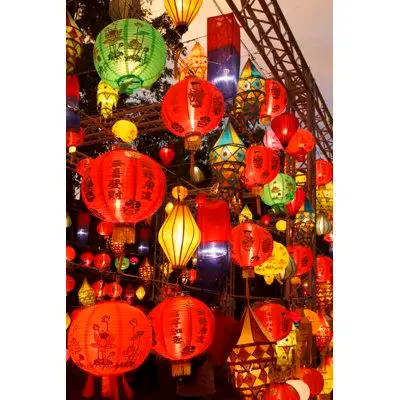 Hokku Designs Colourful International Lanterns