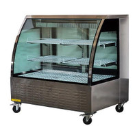 48 CHEF Stainless Steel Curved Display Cooler STD-4832-S