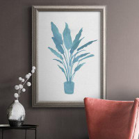 Bay Isle Home™ Watercolor House Plant I Premium Framed Canvas- Ready To Hang