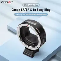 VILTROX EF-E5 Lens Adapter for Sony E Mount, OLED Display Auto Focus Lens Mount