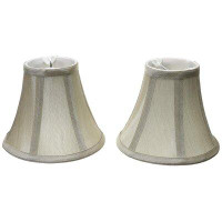Mercer41 5" H x 6" W Silk/Shantung Bell Lamp Shade ( Clip On )