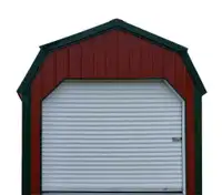 BEST EVER Rollup White 5x7 Steel Door - Sheds, Buildings, Outbuildings, Toy Sheds, Garages and Sea Cans. MORE SIZES