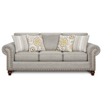 Alcott Hill Weside 93" Rolled Arm Sofa Bed with Reversible Cushions