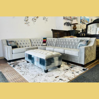 Modern Tufted sectional at lowest price !! Huge Furniture Sale !!