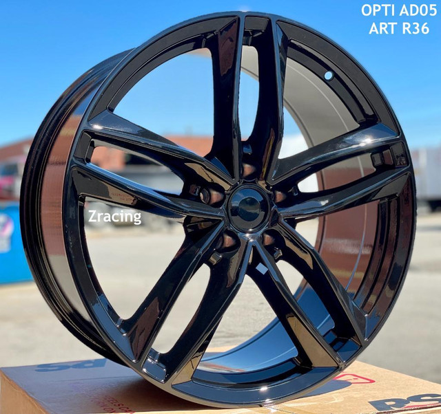 Call/Text 289 654 7494 $980 (4 New) 19inch Rims Q5 Q7 Wheels Q5 A4 A5 S4 S5 Winter Rated 5x112 19x8.5 +35 66.6 7336 in Tires & Rims in Toronto (GTA) - Image 2