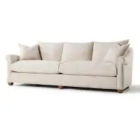 Rosecliff Heights Lybarger 104" Rolled Arm Sofa with Reversible Cushions