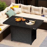 Red Barrel Studio Iron Fire Pit Table